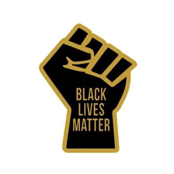 Black Lives Matter Trio Enamel gold Pin - Picture 6 of 8